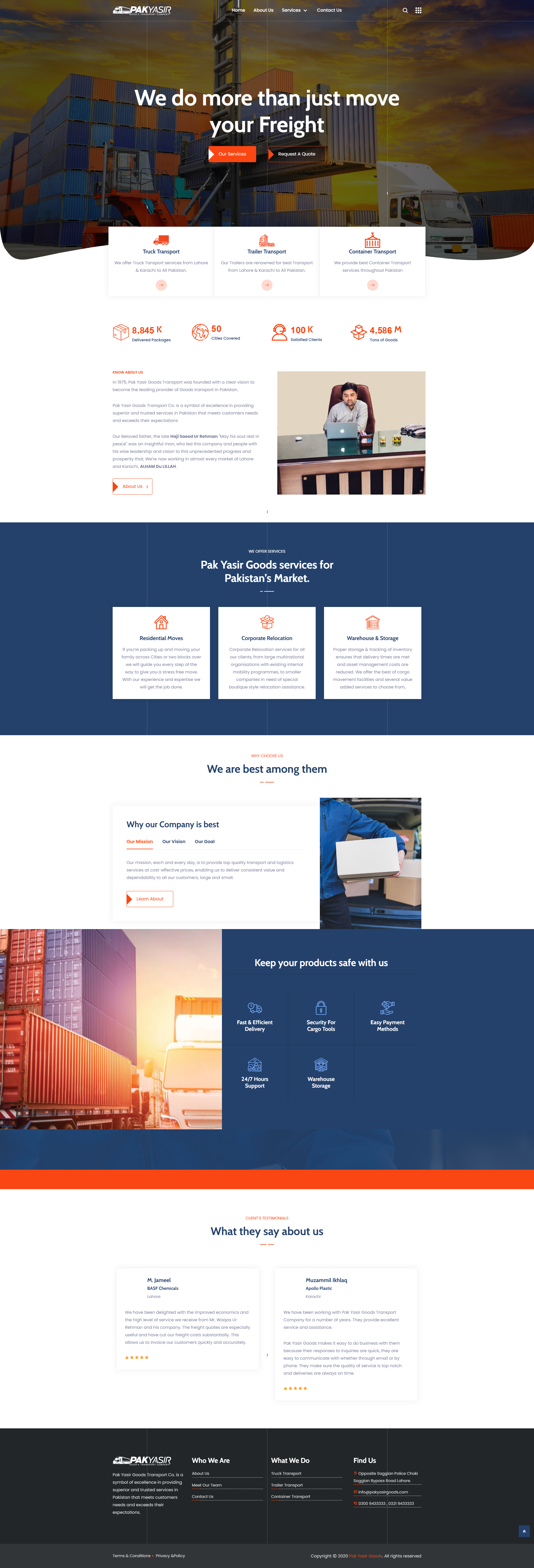Pak Yasir Goods Websites project