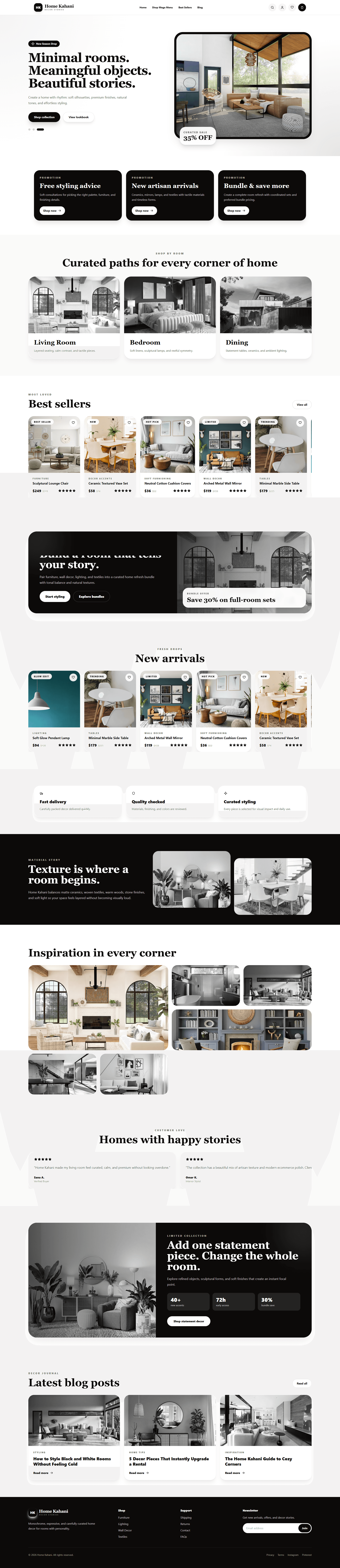 Home Kahani website preview