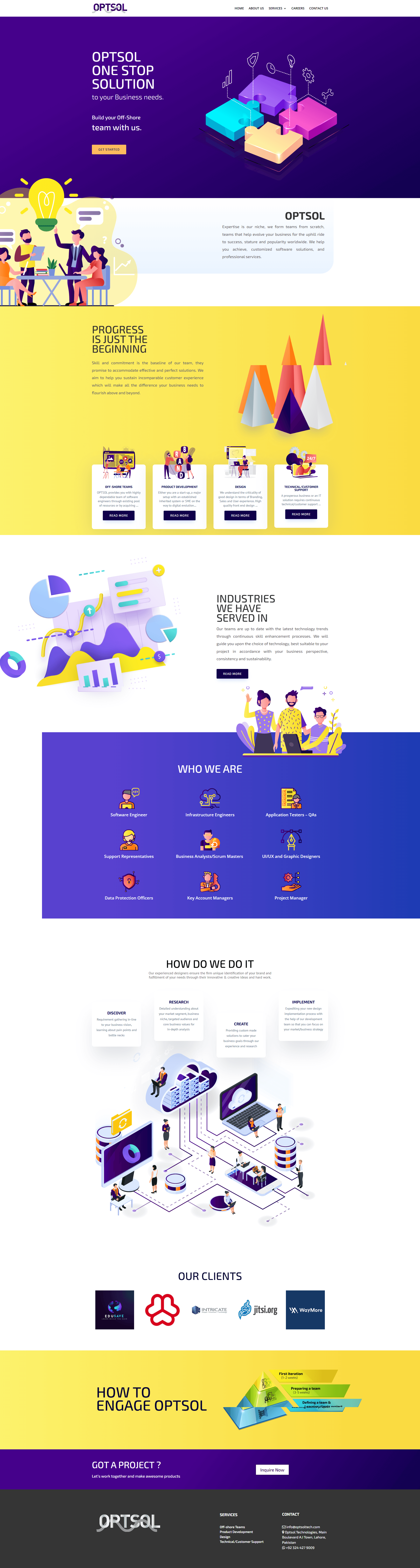 OptSolTech website preview