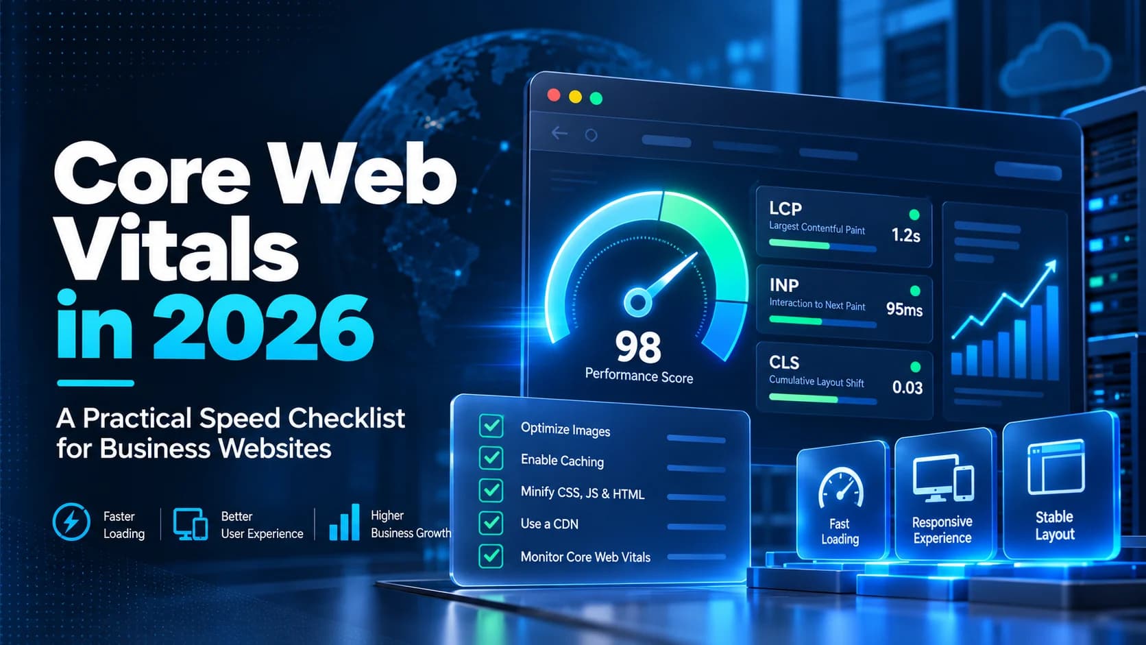 Core Web Vitals in 2026: A Practical Speed Checklist for Business Websites article preview